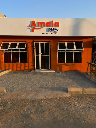 Amala Niffy restaurant exterior and interior view