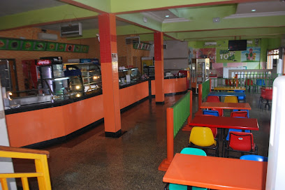 Aroma FoodLand restaurant exterior and interior view