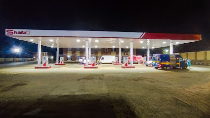 AYM SHAFA FUEL STATION Restuarant restaurant exterior and interior view