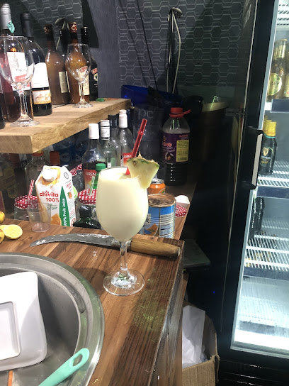 Barcode Station restaurant exterior and interior view