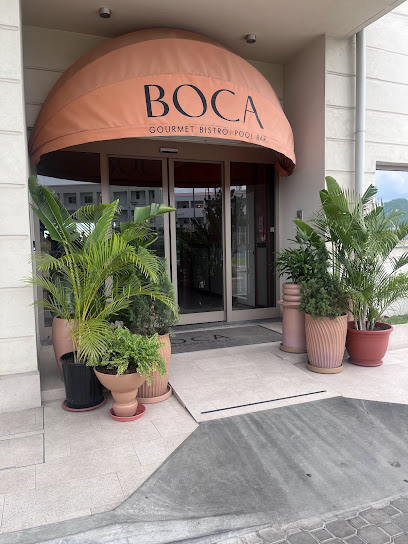 Boca Restaurant and Pool Bar restaurant exterior and interior view