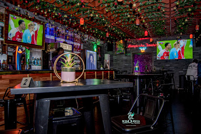 Bonquisha Tavern Lounge restaurant exterior and interior view