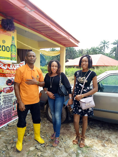 CBJ-ROSE Restaurant Nkwoala Market. restaurant exterior and interior view