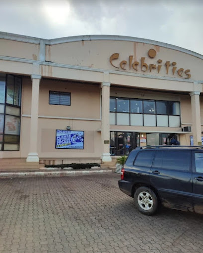 Celebrities restaurant exterior and interior view