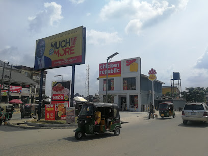 Chicken Republic, Obikabia Junction restaurant exterior and interior view