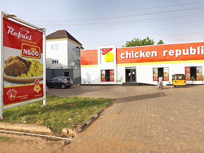 Chicken Republic Sokoto restaurant exterior and interior view