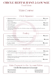 Circle restaurant and lounge restaurant photo 3 showing dining area and food