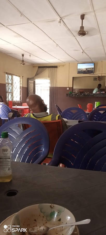 Cool corner spot restaurant exterior and interior view