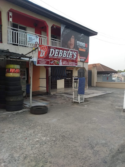 DEBBIE'S appetizing kitchen restaurant exterior and interior view