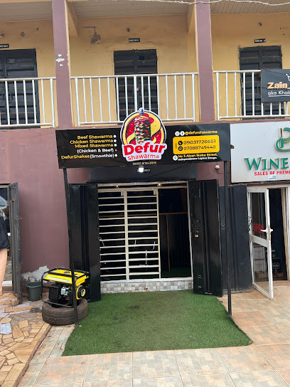 Defur Shawarma restaurant exterior and interior view