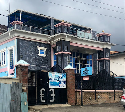 Euro Lounge and Suites restaurant exterior and interior view