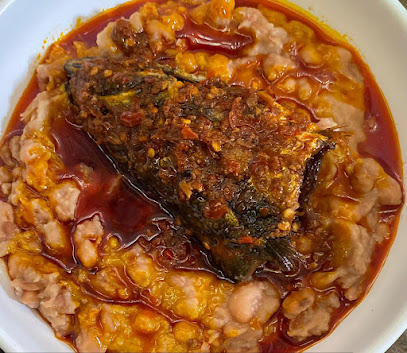 Ewa Agoyin and Co restaurant exterior and interior view