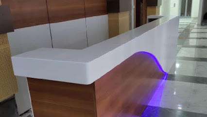 Excellent touch corian fabrication & multi services restaurant exterior and interior view