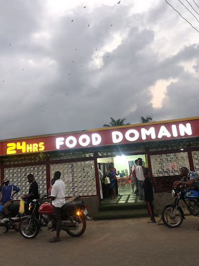 Food Domain restaurant exterior and interior view