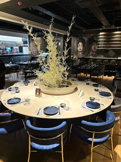 Gusto Abuja restaurant exterior and interior view