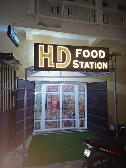 HD Food Station restaurant exterior and interior view
