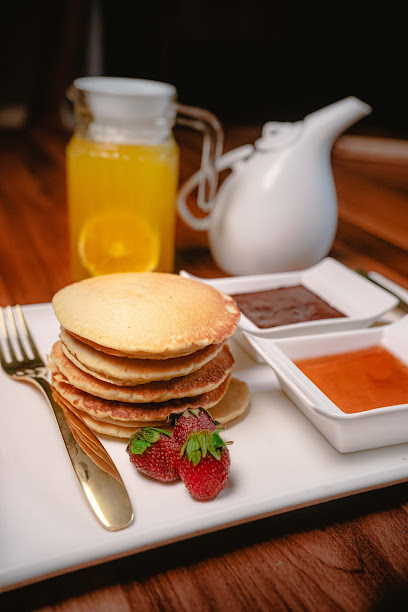 K.O Burgers restaurant exterior and interior view