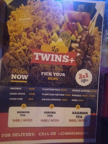 La Twins Plus Fast Food & Special Tea restaurant photo 2 showing dining area and food