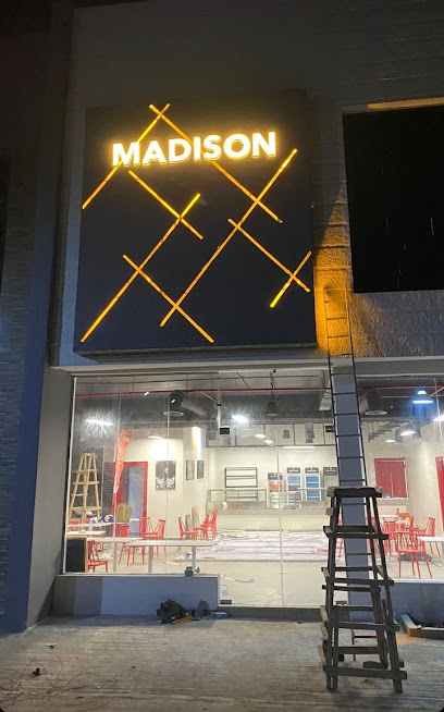 Madison Restaurant restaurant exterior and interior view