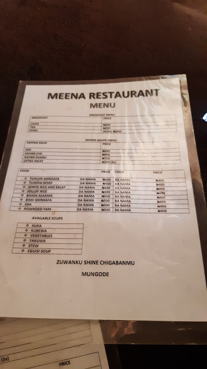 Meena Restaurant restaurant exterior and interior view