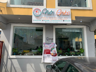 Nutri Grubs restaurant exterior and interior view