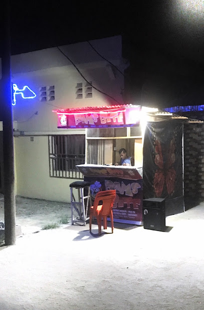 Pams Bite restaurant exterior and interior view