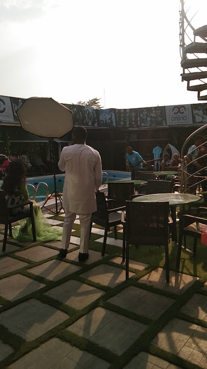 Premium Arena restaurant exterior and interior view