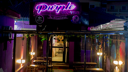 Purple Bistro restaurant exterior and interior view