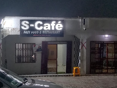 S-cafe fast food and restaurant restaurant exterior and interior view
