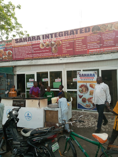 Sahara Integrated Services restaurant exterior and interior view