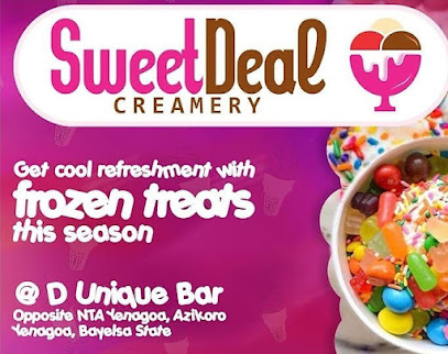 Sweet deal creamery restaurant exterior and interior view