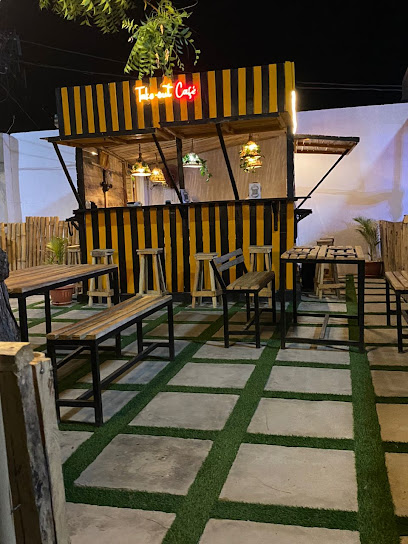 Take-Out Café restaurant exterior and interior view