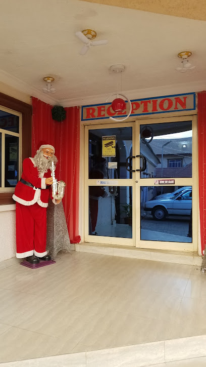 TEES HOTEL restaurant exterior and interior view