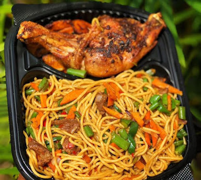 The food place restaurant exterior and interior view