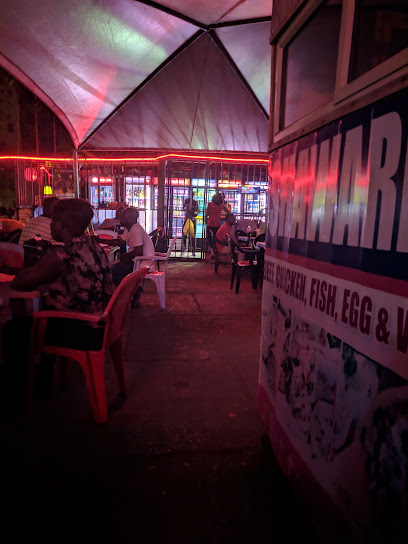 The GRILLS restaurant exterior and interior view