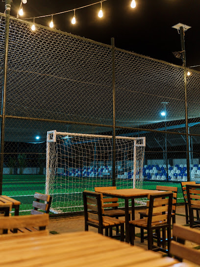 Timeless Arena restaurant exterior and interior view