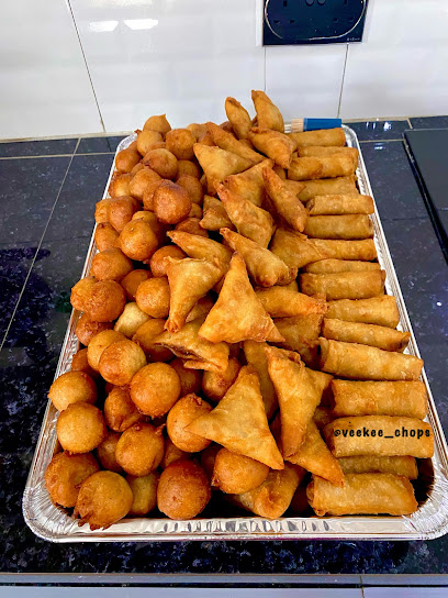 Veekee Chops restaurant exterior and interior view