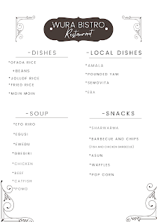 Wura Bistro restaurant photo 2 showing dining area and food